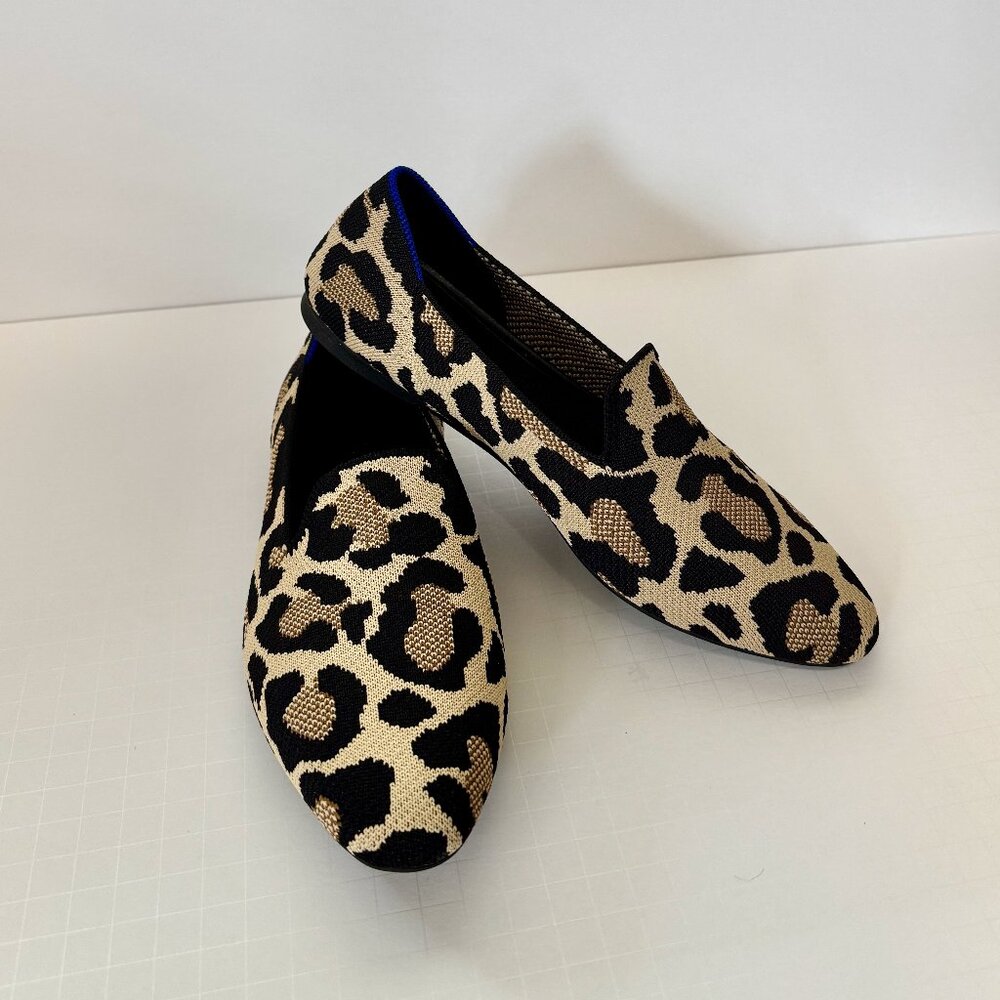 Rothy's Loafer Desert Cat Animal Print Sz 7.5